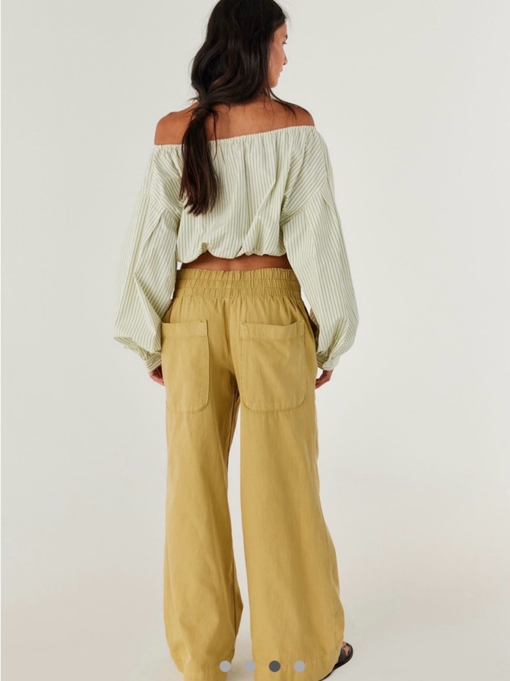 Wide-Leg Utility Pants in antelope - Picture 2 of 8